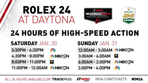 rolex company 24 hours schedule|rolex 24 live stream free.